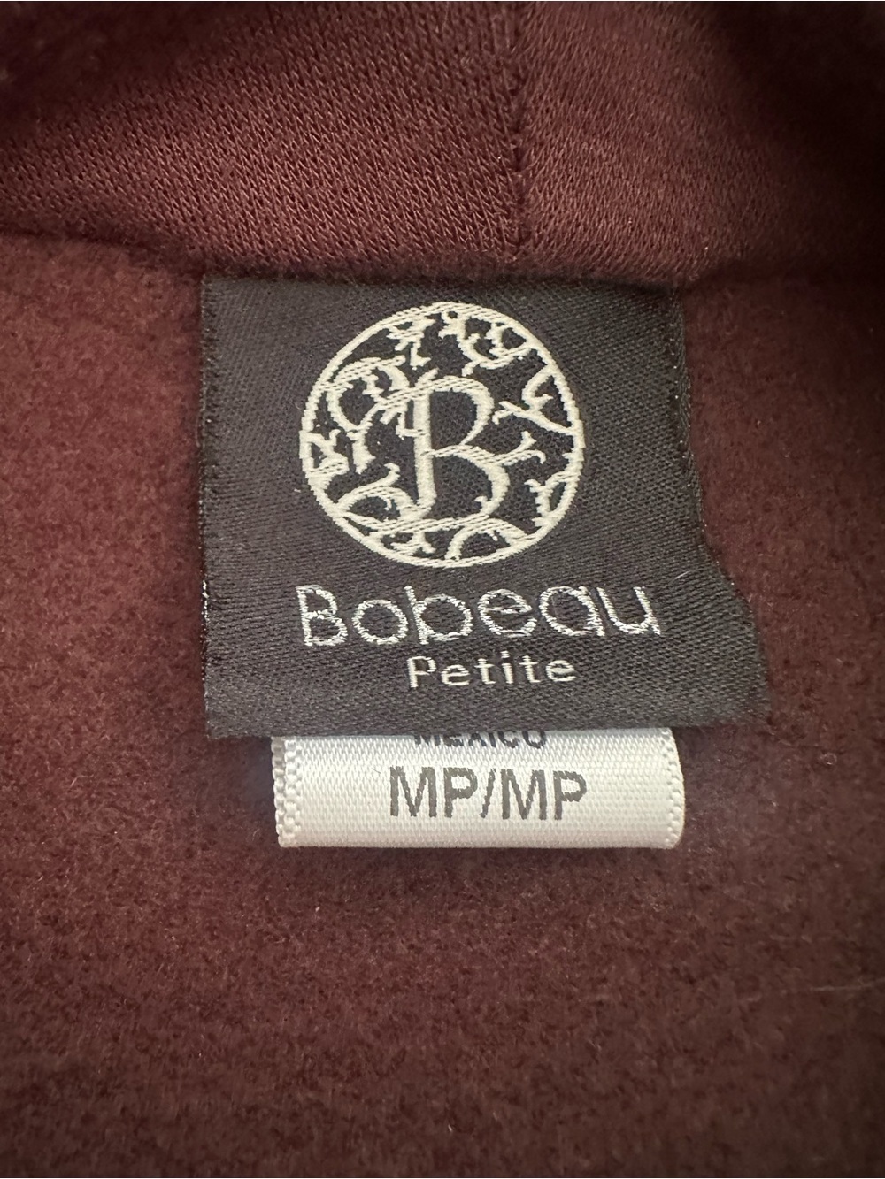 Bobeau rich Chocolate Brown Knit Cardigan, size medium petite - Picture 6 of 9